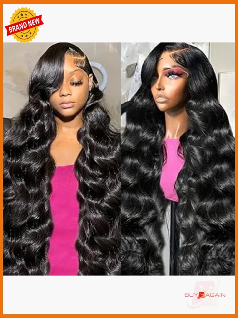 13x6 Body Wave Lace Front Wig Human Hair Pre Plucked 200 Density Glueless